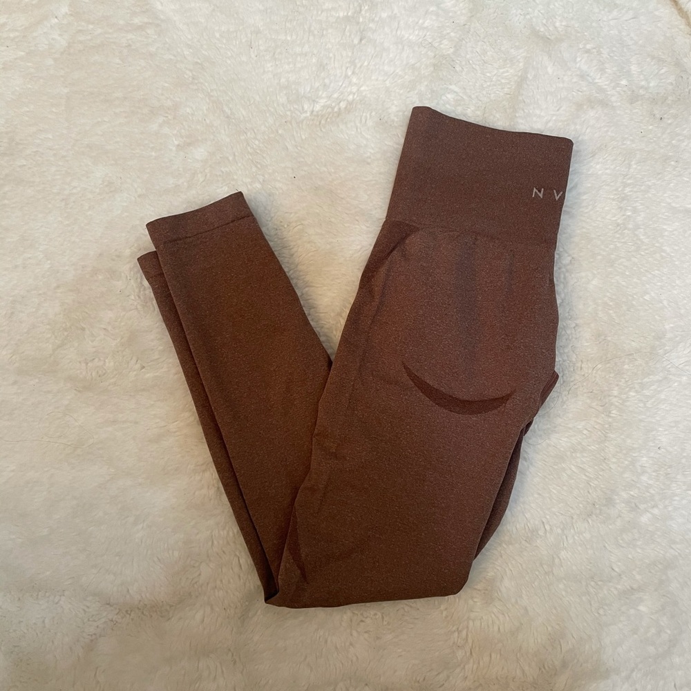 NVGTN Cocoa Contour Seamless Leggings